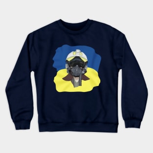 Ukrainian Pilot. Ukrainian flag Crewneck Sweatshirt